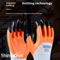 SHINEKNOT 10 Pasang Sarung Tangan Pelindung Tahan Tusukan Sarung Tangan Pelindung Jari yang Dipertebal, Tahan Aus, dan Diperkuat