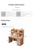 Bureau d'ordinateur modulaire extensible multifonctionnel simple et moderne, hauteur réglable, taille personnalisée, bureau en bois pour la maison