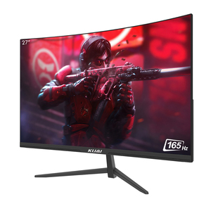 27 Inch QHD 2560X1440P 2K 165Hz Cong Chơi Game Màn Hình Freesync <span class=keywords><strong>3</strong></span> Bên Không Khung Ánh Sáng Màu Xanh Thấp Vesa Mountable Màn Hình Máy Tính - Product Image 1
