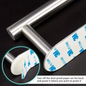 Punch-Free Design Wall-Mounted <b>Hat</b> Organizer 1pc Stainless Steel Baseball Cap Hanger Metal Coat Stand - Product Image 4