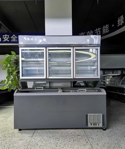 Thiết kế mới siêu thị tường thương mại trang web Combi đảo Máy làm lạnh và tủ đông - Product Image 4