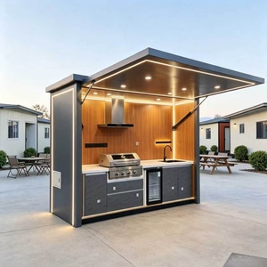 Pérgola Moderna de Acero con Estructura Rectangular, Gazebo para Cocina, Patio Exterior, Jardín, Toldo, 1 Año de Garantía, Terraza de Villa - Product Image 1