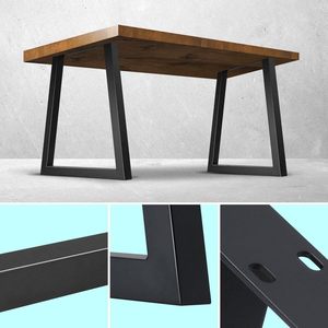 Piétements de <span class=keywords><strong>Table</strong></span> Modernes Industriels en Fonte et Acier, <span class=keywords><strong>pour</strong></span> Bar, Bureau, Banc, Dîner, Café, Meubles de Salle à Manger, Pieds de <span class=keywords><strong>Table</strong></span> en Métal - Product Image 6
