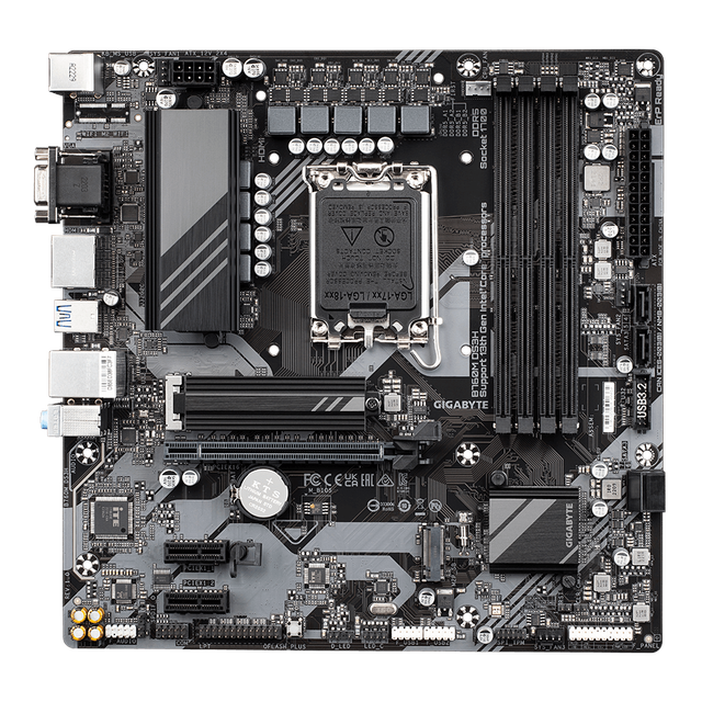 Original New B760M DS3H DDR4 DDR5 CPU I3 I5 LGA1700 MATX for Pc Computer Office and Household Use Gaming Motherboard