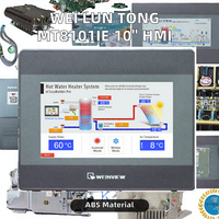 MT8101iE Layar Sentuh 10 Inci Antarmuka Manusia-Mesin Resolusi 800x480 Komunikasi RS-485 Bahan ABS