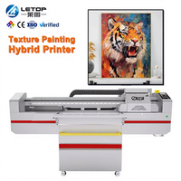 LETOP 600MM I3200 Mesin Cetak Digital UV Roll to Roll Berkualitas Tinggi untuk Industri, Printer UV Hybrid untuk Kulit