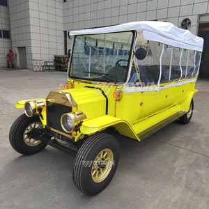 Vehículo Eléctrico Abierto de Estilo Vintage para Transporte de Grupos en Atracciones Turísticas - Product Image 6