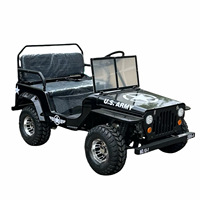 Exportation transfrontalière Mini Jeep tout-terrain 150cc à essence, moto tout-terrain à quatre roues, moto de style vintage