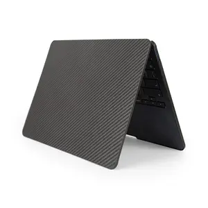 Twinscase for MacBook Air 13 inch Case Anti-Fingerprint Lightweight Super Slim Hard Case Black Carbon Fiber For Macbook Case