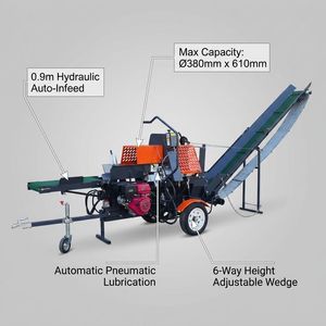 Spaccalegna Portatile a Benzina per Fattoria e Foresta, Processore di Legna da Ardere ad Alta Efficienza Economica - Product Image 6