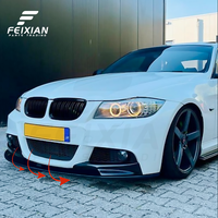 Para BMW Serie 3 E90 E91 LCI M Sport 2009-2012, Difusor Delantero, Kit Aerodinámico, ABS Pulido, 100% Compatible, Fácil Instalación
