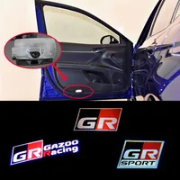 Projecteur de logo GR SPORT pour Toyota Lumière de porte de voiture Lumière de bienvenue de tapis à LED pour Toyota Prado Avalon Mark X Reiz RAV4