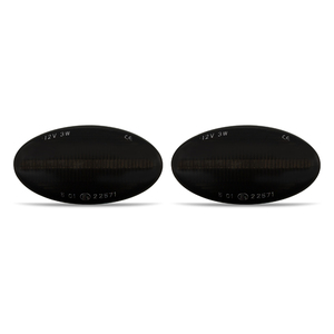 Hun khói ống kính hổ phách <span class=keywords><strong>LED</strong></span> Fender Side Marker ánh sáng lần lượt tín hiệu đèn cho BMW Mini Cooper R50 R52 R53 2001-2006 OEM # CL-R53-SML-SM - Product Image 2