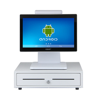 Système de point de vente Android GSAN, écran tactile tout-en-un de 14 pouces, caisse enregistreuse, système de point de vente pour supermarché avec