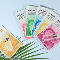 Masque Facial Coréen de Beauté en Gros d'Usine, Produits de Soin Visage et Peau, Masque Tissu Or 24k