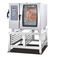 Horno Combinado Eléctrico de Vapor Rational de Sobremesa, Acero Inoxidable, Nuevo, para Hornear Harinas, Frutos Secos, Frutas, Maíz y Leche