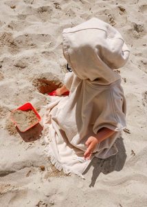 Khăn tắm poncho có mũ trùm đầu bằng vải cotton microfiber siêu mềm mại, màu trắng, dành cho người lớn và trẻ em, chất liệu bông tắm <span class=keywords><strong>Frotte</strong></span>, có thể tùy chỉnh - Product Image 3