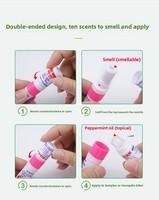 Offre Spéciale – Inhalateur Nasal Poy Sian à la Menthe Herbale, Huile Rafraîchissante, Tube d'Encens, Saveur Menthe, Capacité 5ml, Durée de Conservation 3 Ans