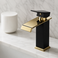 Robinet de lavabo de salle de bain transfrontalier, monocommande, eau chaude/froide, vente en gros fabricant