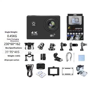 2 pulgadas Mini para WiFi Acción y <span class=keywords><strong>deportes</strong></span> Cámara Subacuática Impermeable <span class=keywords><strong>HD</strong></span> 1080p 4K 60fps para <span class=keywords><strong>deportes</strong></span> extremos - Product Image 6
