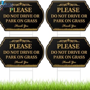 Customisable Double Sided Traffic Signs Stop/Slow Paddle Sign Aluminum No Parking Traffic Signs - Product Image 1