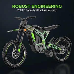 Freni a Disco Idraulici ad Alta Potenza, Bici Elettrica 72V Brushless al Litio, Salita su Pendenze del 65%, 85km di Autonomia con Singola Carica, Telaio in Alluminio - Product Image 3