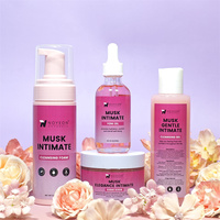 Kit de Soins Intimes Yoni au Musc de Qualité Supérieure, Mousse Nettoyante Intime au Musc pour Femme, Vente Chaude, Faible MOQ