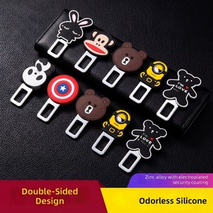 Clip de ceinture de sécurité universel en métal, dispositif anti-bruit mignon pour tous les accessoires et sièges de voiture - Product Image 4