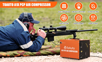 Compresseur Pcp 12v 4500psi 30mpa 300 bar Compresseur d'air Pcp avec affichage numérique et arrêt automatique de la pompe, Transforme intégrée