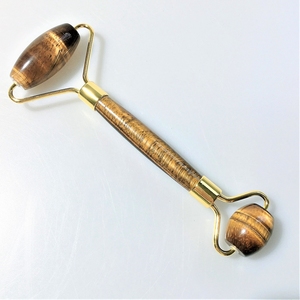 Nouveau style massage facial D'oeil De Tigre Jaune outil de massage À <span class=keywords><strong>La</strong></span> Main rouleau - Product Image 6