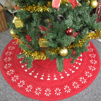 Tricot de câble vintage OEM de haute qualité, pièces, accessoires décoratifs pour arbre de noël, décoration de maison