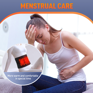 Sabuk Pijat Pemanas Tanpa Kabel untuk Pinggang, Penghangat Perut, Penyangga Lumbal, Dapat Diisi Ulang, Pereda Nyeri Punggung, Pijat Getar dengan Panas - Product Image 5