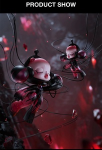 POPMART MEGA SKULLPANDA 1000% Cristal Rojo, Figuras de Acción Originales de Anime, Muñecos Coleccionables para el Hogar, Decoración, Cajas Misteriosas Sorpresa - Product Image 6