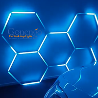 Nouvelles tendances 12V nid d'abeille télécommande nouvelle lampe hexagonale Led 2025 rgb lumière