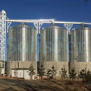 200 tonnes-20000 tonnes Silo à grains Bac de stockage d'alimentation Silo de stockage de grains en acier galvanisé à bas prix - Product Image 5