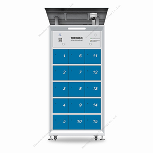 Gabinete de intercambio de batería compartida de 15 ranuras Estación de carga de conductor de entrega Estación de intercambio de batería inteligente personalizada - Product Image 1
