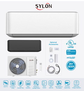 Climatiseurs mini-split personnalisables 9000 Btu 0,75 tonne avec double radiateur/évaporateur doré dans un système de contrôle intelligent vertical - Product Image 2
