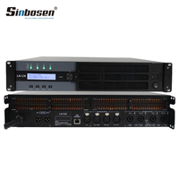 Sinbosen LA12X Processeur audio DSP 4 canaux Classe Td Équipement sonore Amplificateurs de puissance professionnels 2200w