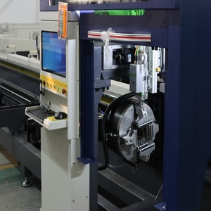 Machine de découpe de tubes laser 3D semi-automatique 1500-6000W coupe-tubes en métal 10-120mm avec refroidissement par eau Support de format graphique PLT - Product Image 5