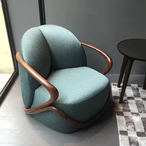 Elegante Poltrona Singola in Velluto Bianco Cenere Ultra-Comoda, <span class=keywords><strong>Arredamento</strong></span> per la Casa Adatto ad Appartamenti e Soggiorni - Product Image 1