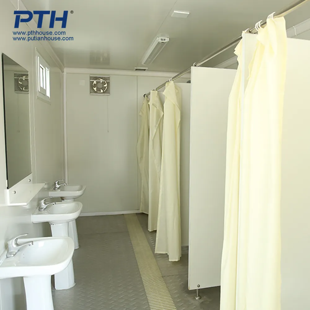 移動可能な浄化バスルームトイレシャワールーム簡単にインストール良質コンテナハウス