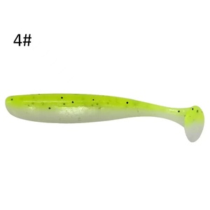 <span class=keywords><strong>Esche</strong></span> Morbide 70mm 63mm, Esca da Pesca Leurre Shad Bicolore in Silicone, <span class=keywords><strong>Esche</strong></span> con Coda a T, Wobbler - Product Image 5