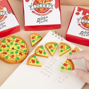 Nueva Tendencia, Borrador de <span class=keywords><strong>Pizza</strong></span> Divertido, Simulación 3D, Goma Suave, Artículo de Papelería Novedoso para Niños, Material Escolar, Oficina Infantil - Product Image 1