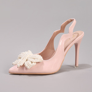 Zapatos de Fiesta Radiantes para Mujer con Tacón de Aguja y Adorno de Plumas, Punta Puntiaguda - Product Image 5