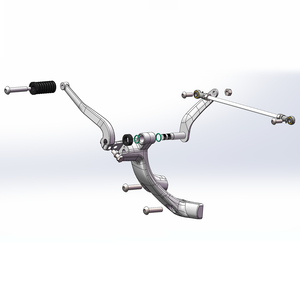 Pour Harley Softail Low Rider ST FXLR 107 117 FXLRS Street <span class=keywords><strong>Bob</strong></span> 114 FXBBS 2018-2022, repose-pieds avant standard - Product Image 4