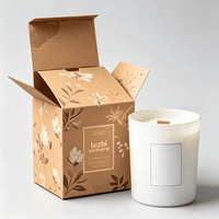 Caja de Embalaje para Velas con Logotipo Personalizado, Económica, de Cartón, para Velas Aromáticas