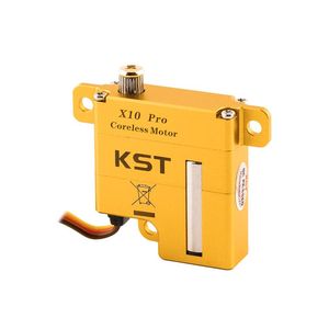 เซอร์โวมอเตอร์ Hot KST X10 Pro-A แรงบิด 11.5 กก.ซม. ความเร็ว 0.10 วินาที แบบดิจิตอล เกียร์โลหะ มอเตอร์ไร้แกน DC4.8V-8.4V -10C +65C สำหรับเครื่องร่อนแข่งขัน F5J - Product Image 1