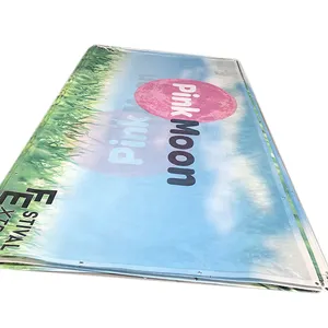 Custom Digital printing outdoor advertising custom vinyl PVC polyester fence mesh banner