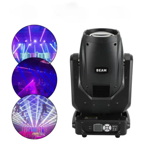 Farol de luz de palco com feixe de 275 W 10R RGBW Gobo Spot Iluminação DJ Disco Show DMX