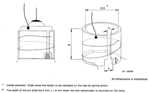 E14 E27 giữ đèn với 0.5mm nhiệt độ tăng đo thép không gỉ Nickel Vòng Loại sản phẩm Đồng hồ đo - Product Image 5